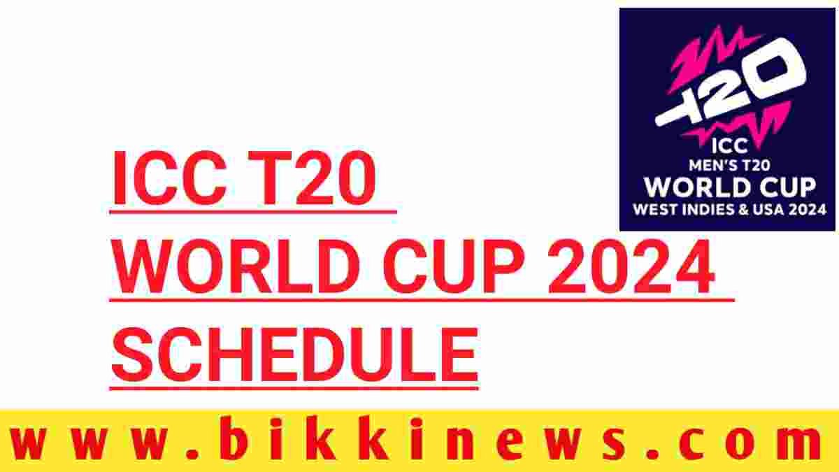 ICC T20 WORLD CUP 2025 SCHEDULE BIKKI NEWS